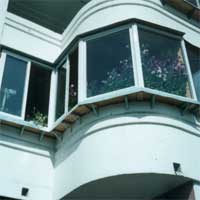 Остекление балкона алюминиевыми рамами